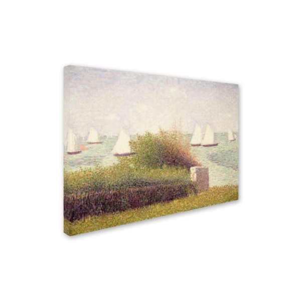 Georges Pierre Seurat 'La Rade De Grandcamp' Canvas Art,18x24